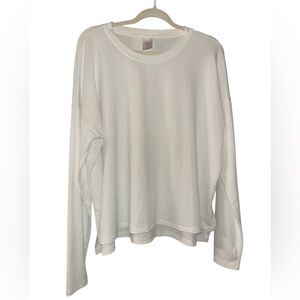 Calia Sz XL Long Sleeve White Waffle Athletic Shirt in Exc. Condition.